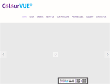 Tablet Screenshot of colourvue-lens.com